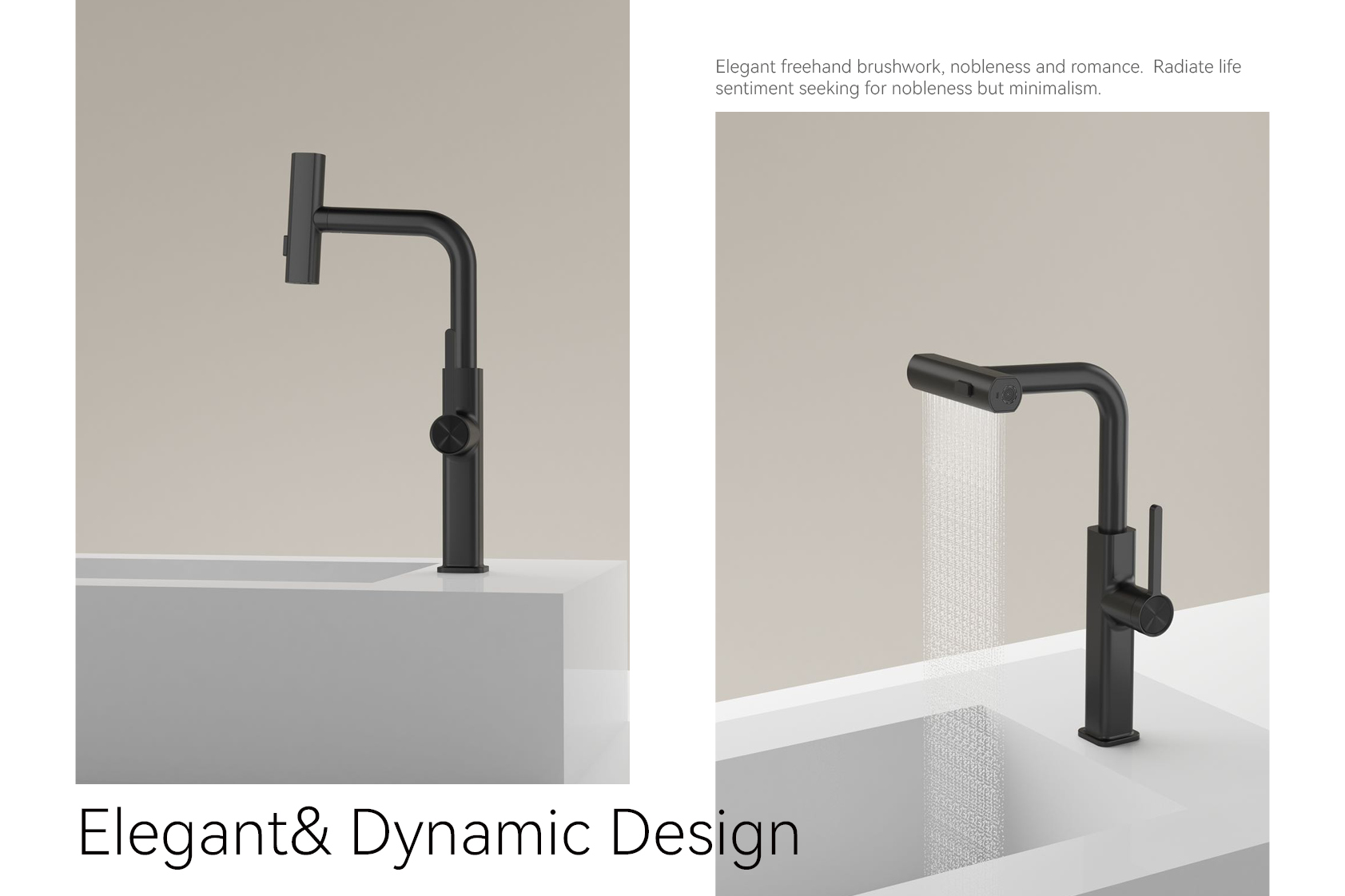 torneira de cozinha cascata