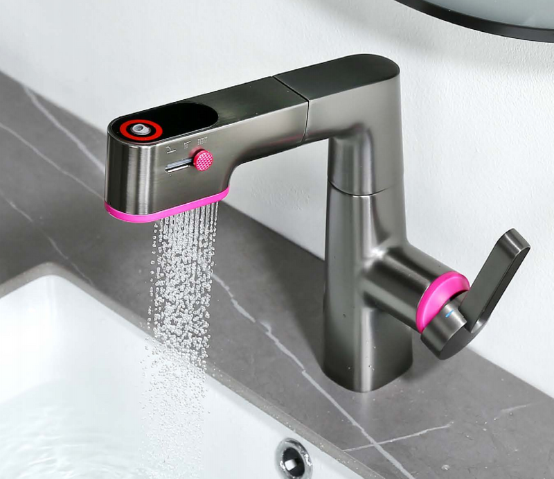 Torneira de bacia de múltiplas funções com pulverizador de gargarejo BF04001-BGM