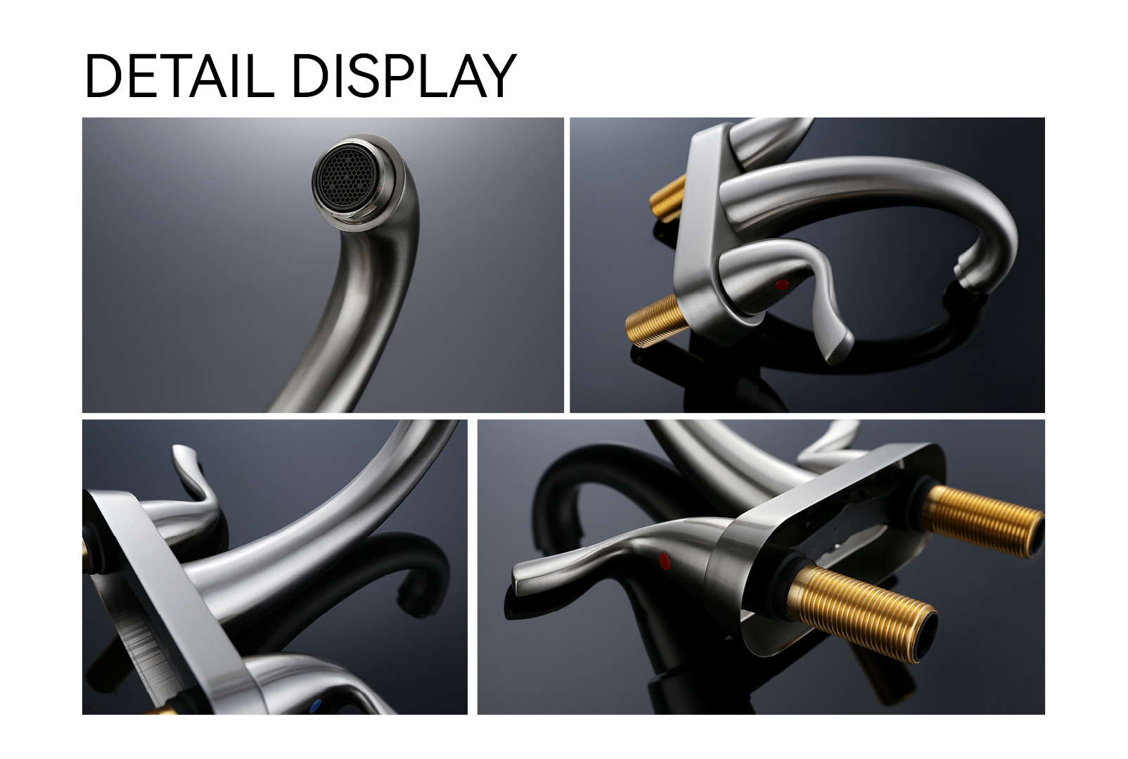 Torneira de banheiro com 3 furos