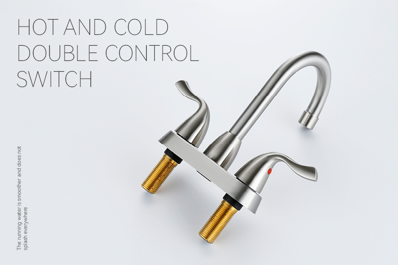 escova de torneira de banheiro de n&iacute;quel