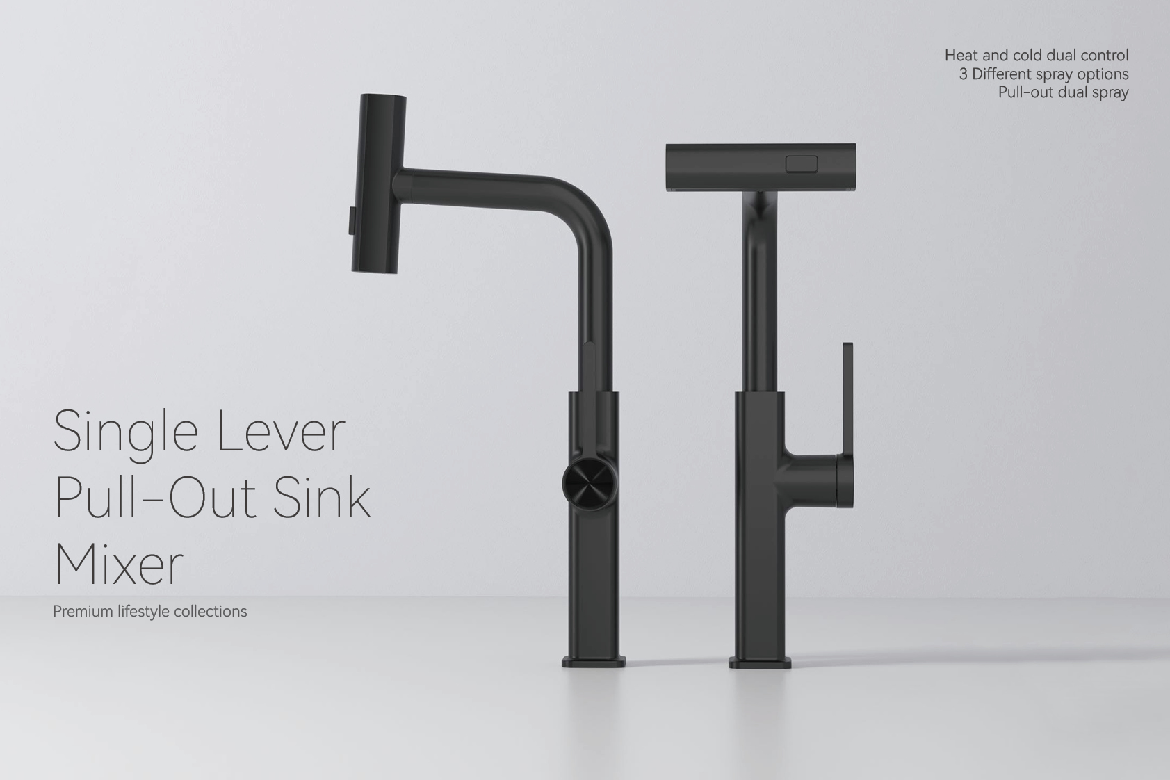 abaixe as torneiras da cozinha