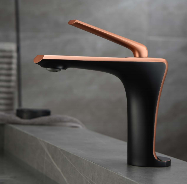 Torneira de bacia de bronze de estilo moderno de estilo Moderno BF01022-BRG