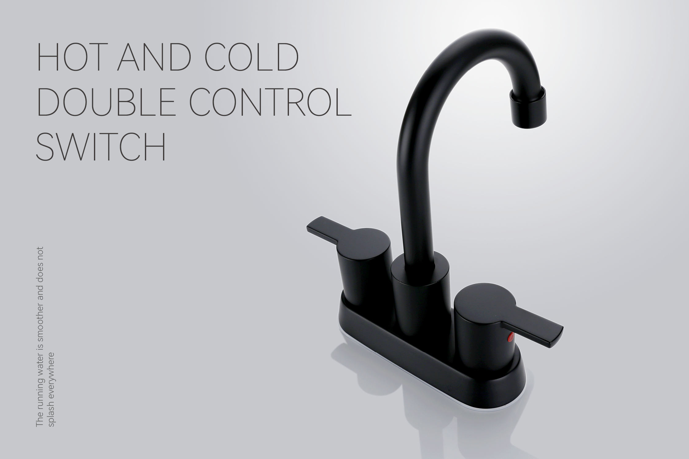 torneira de banheiro preta