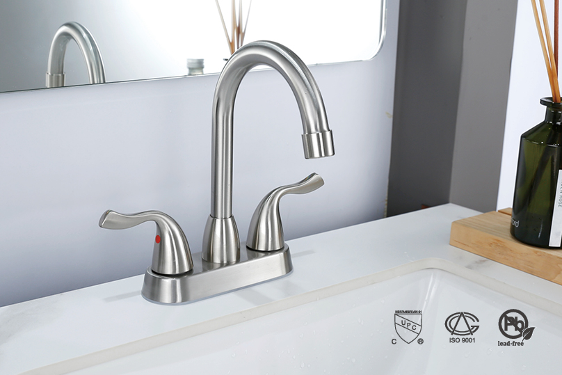 torneira da pia do banheiro