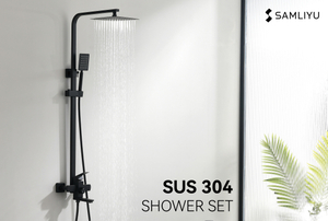 Samliyu de alta pressão de 3 modelos de chuveiro portátil com banheiro banheiro sistema de chuveiro de chuva de luxo