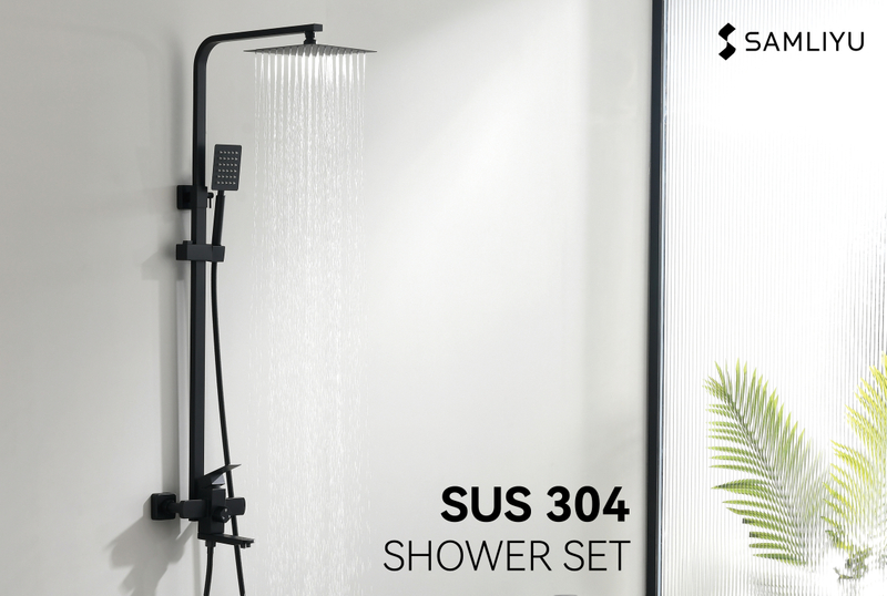 Samliyu de alta pressão de 3 modelos de chuveiro portátil com banheiro banheiro sistema de chuveiro de chuva de luxo