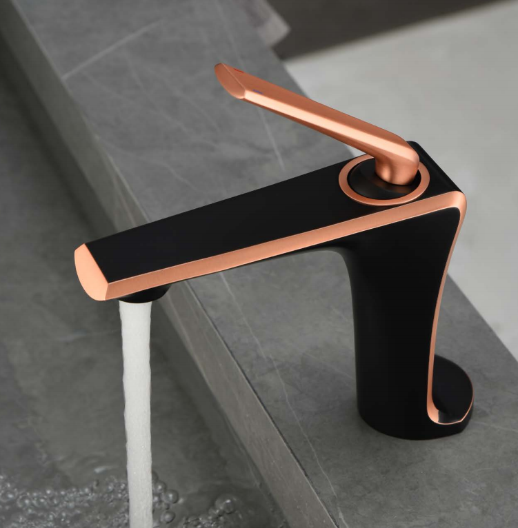 Torneira de bacia de bronze de estilo moderno de estilo Moderno BF01022-BRG