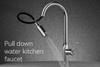  Brass Chrome acabada água pura puxe a torneira de cozinha kf03014-c