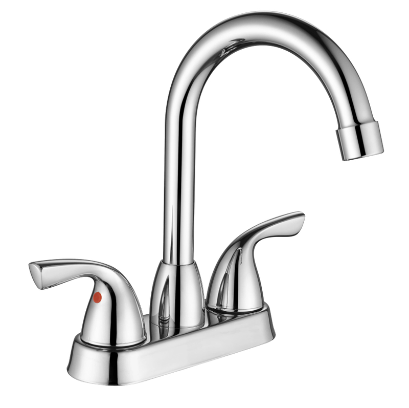 Sly Two Handle Wash Basin Faucet Mix Hot and Cold Water Set Torneira