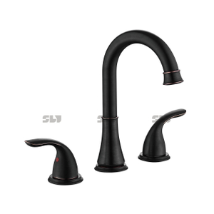  Samliyu de duas mãos High Arc Banheiro Torneira Cupc Torneira Torneira Montada de Óleo Montada