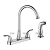 Torneira de cozinha padrão de aço inoxidável de aço inoxidável com uma torneira de cozinha padrão com pulverizador lateral