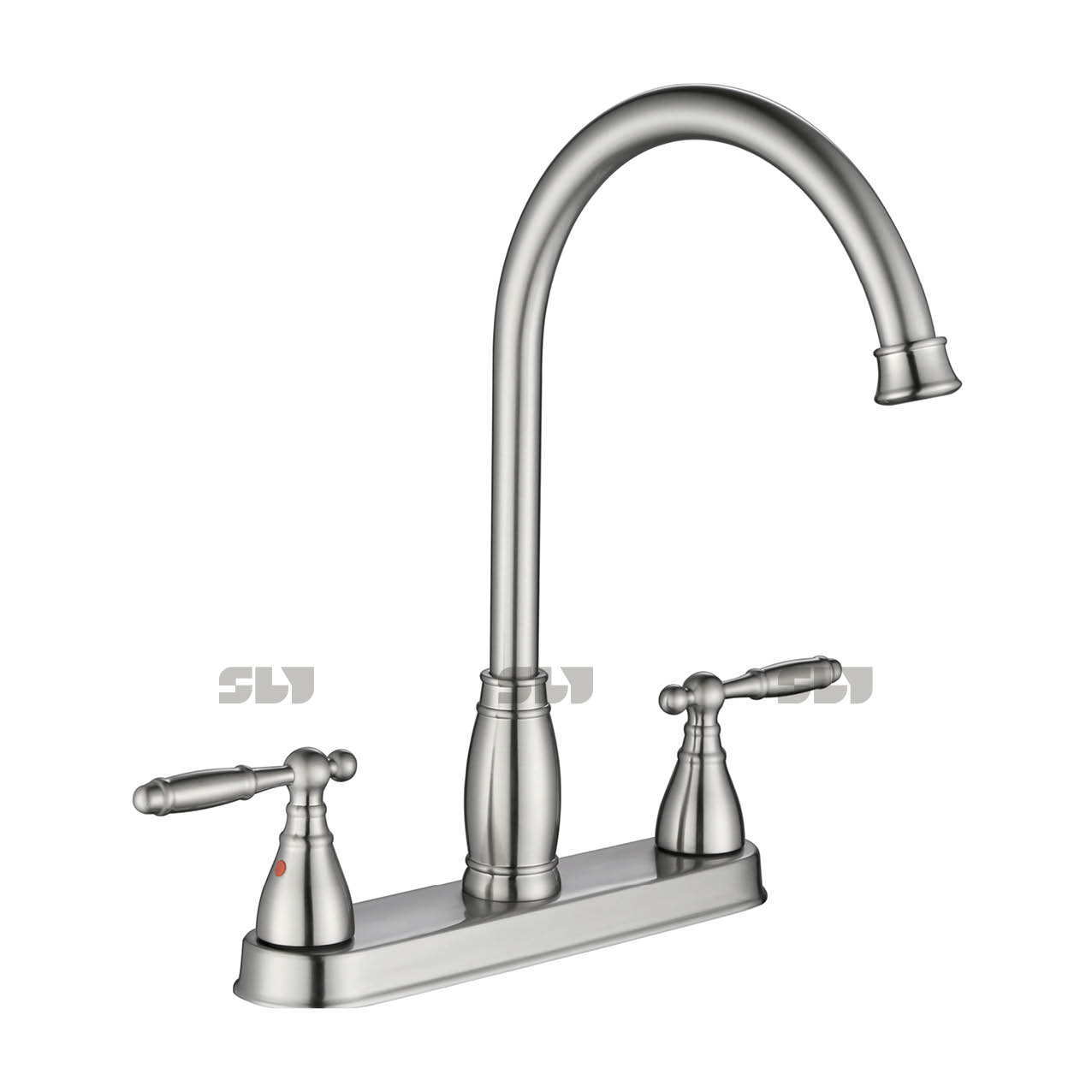 Torneira de cozinha de alça dupla astuta