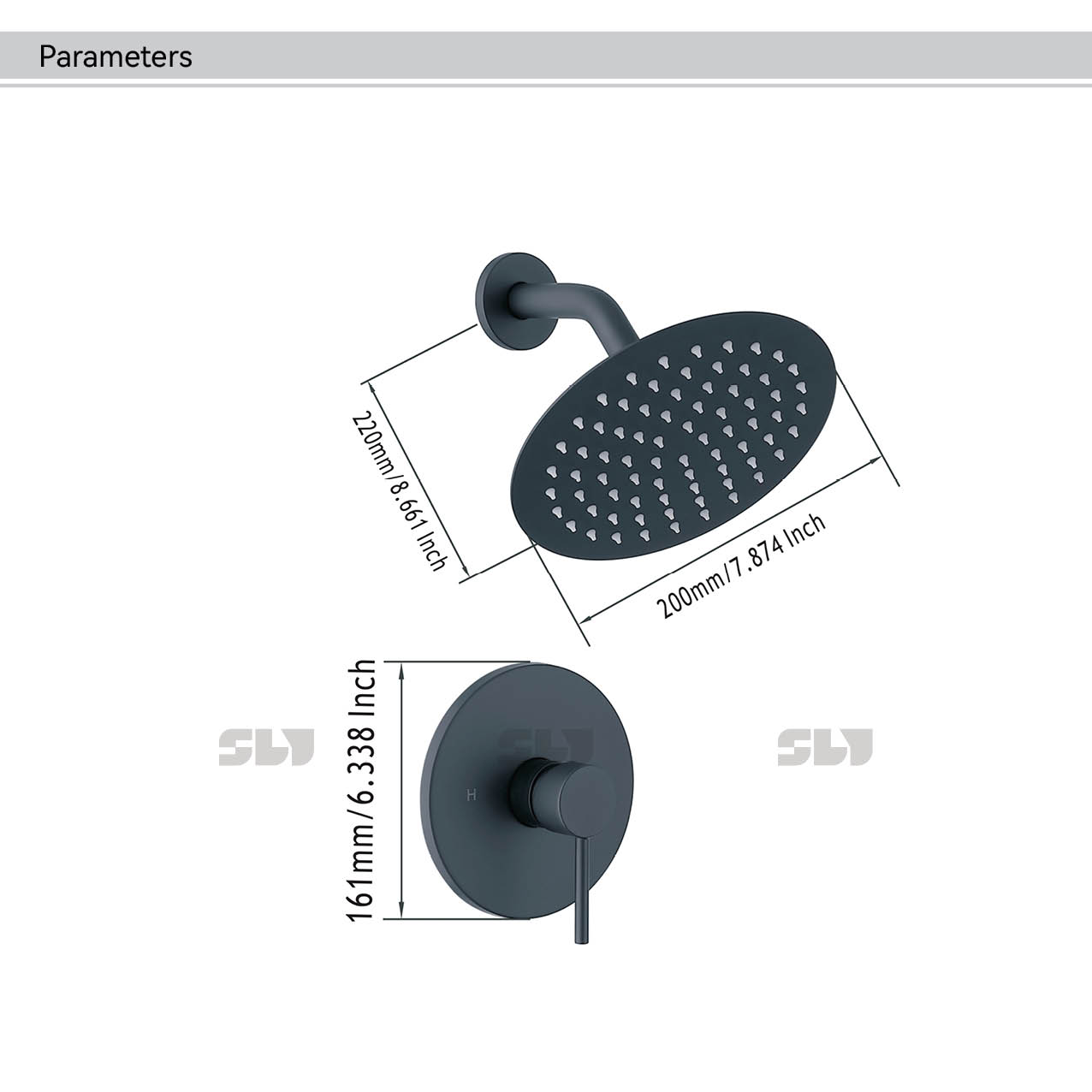 misturador de duche oculto