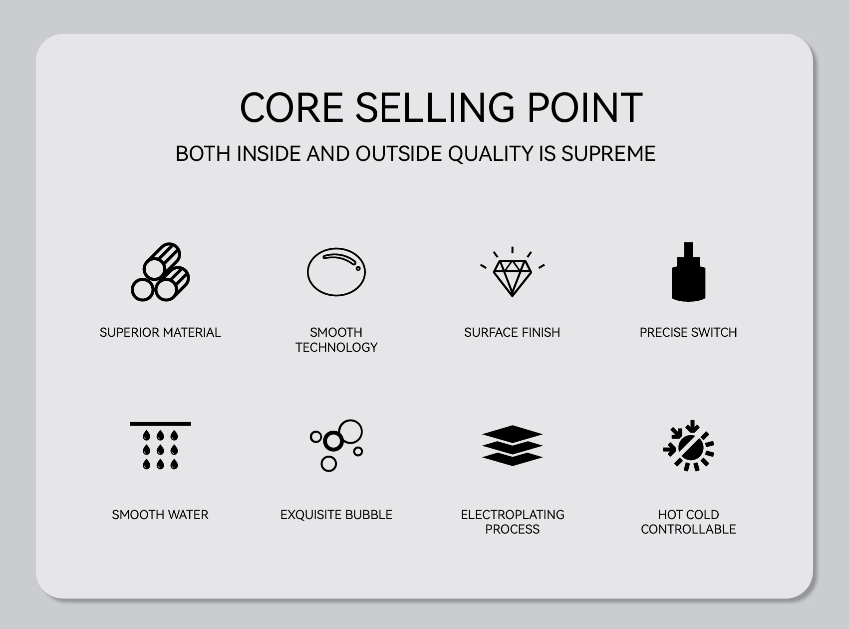 Torneira misturadora para lavat&oacute;rio escovado SLY