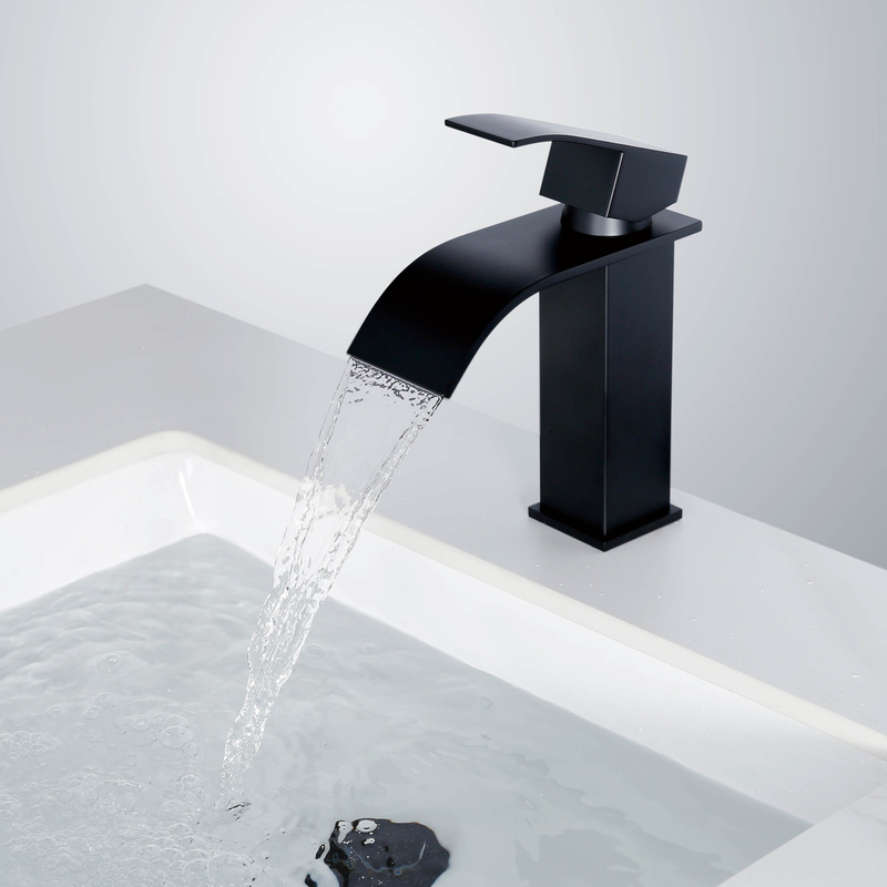 Bacia de banheiro preto de fábrica astuta torneiras para uso em hotéis