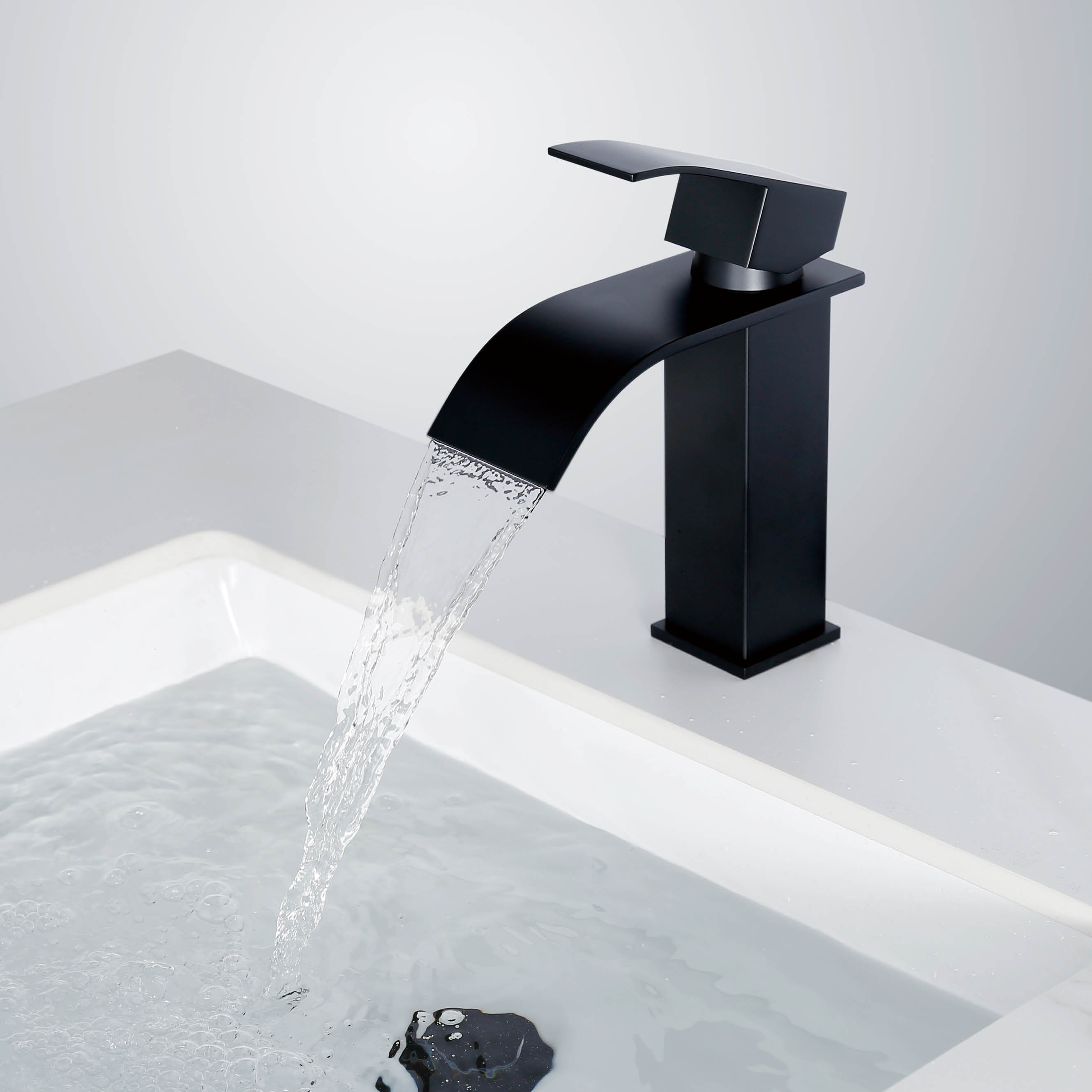 Bacia de banheiro preto de fábrica astuta torneiras para uso em hotéis