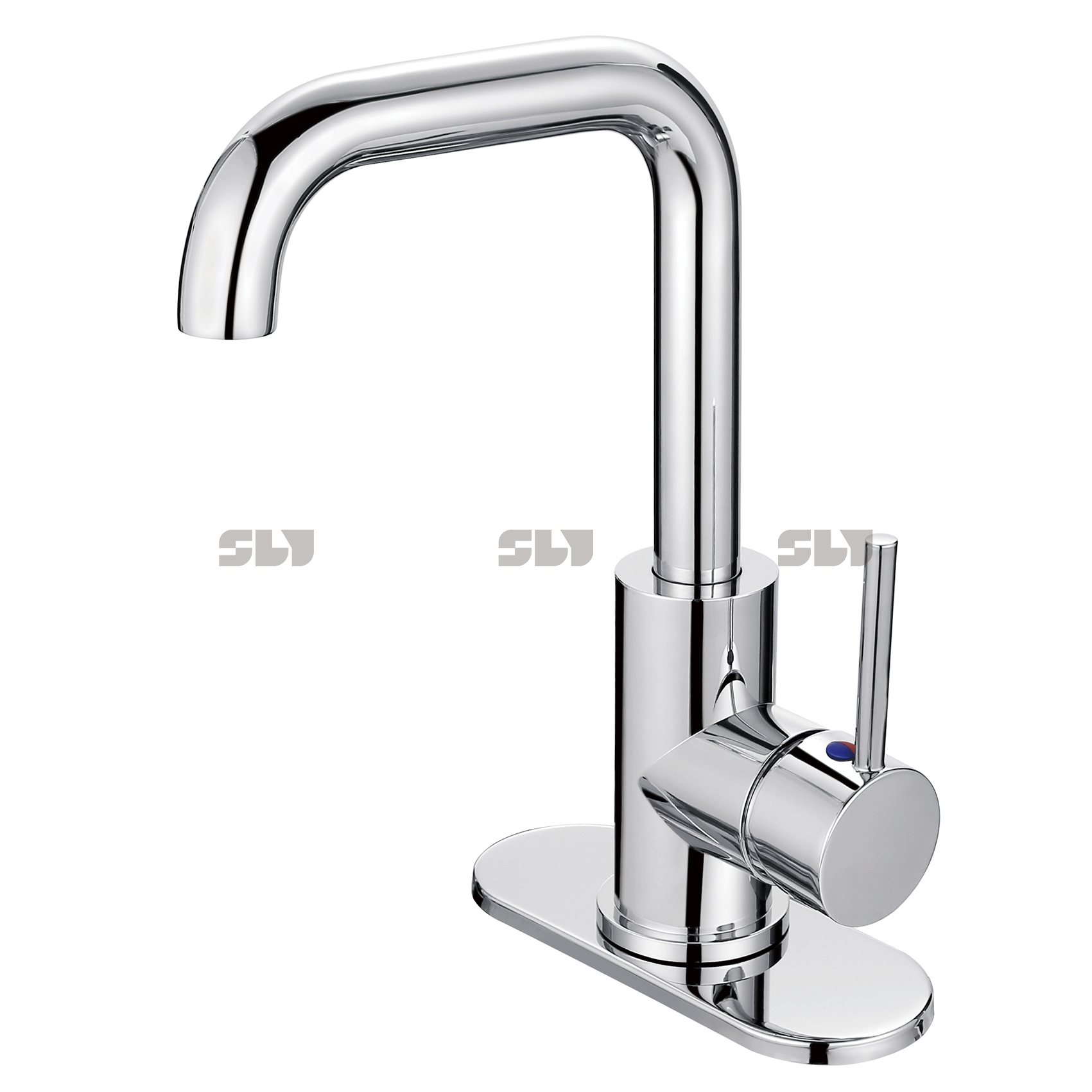 Sly Kaiping One Handle Banheiro Centet Centet Torneira de aço inoxidável Torneiras de banheiro único 