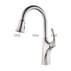 Sly New Design 304 Aço inoxidável Pulvedor de aço para baixo torneira de cozinha para casa