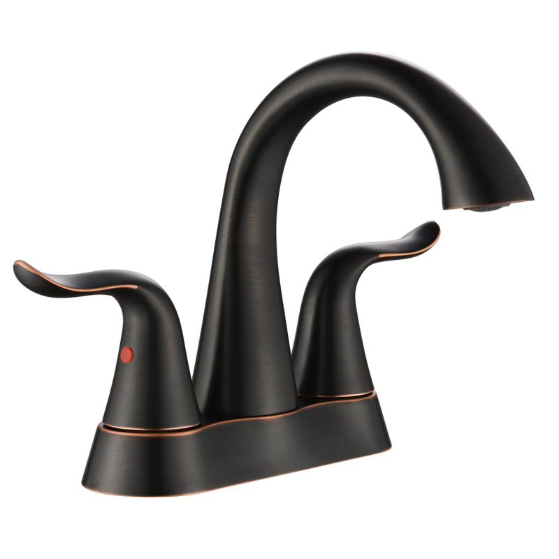 Torneira de banheiro de níquel escovados de latão asciloso, fabricado na pia do banheiro de Brass Modern Mound Mound Mound Mound Mount