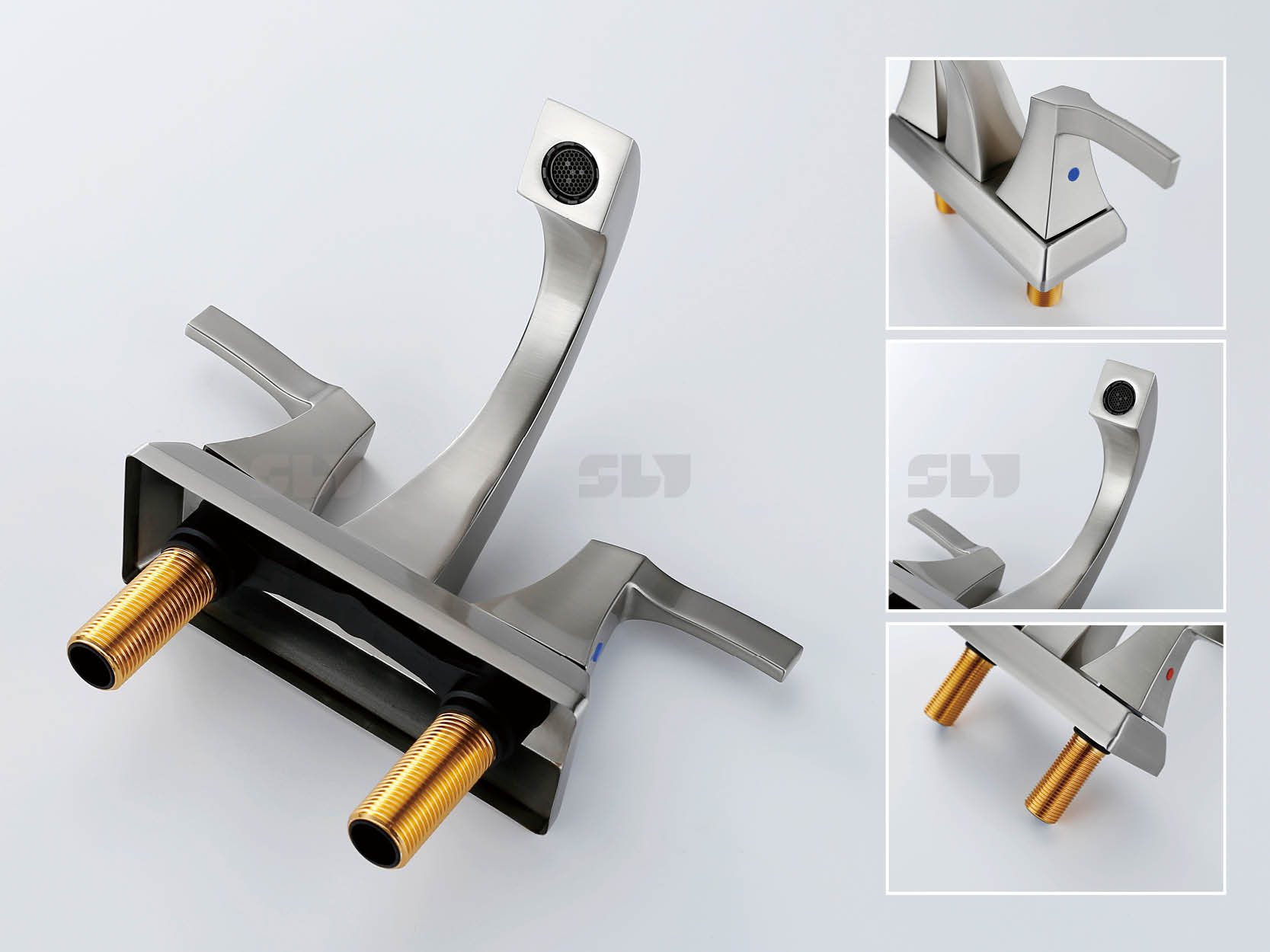 torneira n&iacute;quel escovado