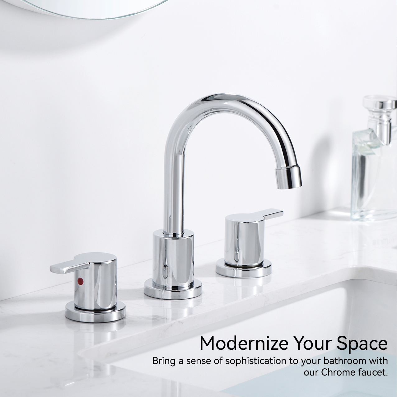 Bacia de banheiro astíssimos banheiros amassados ​​da bacia face torneira Cupc Double Handle torneira 