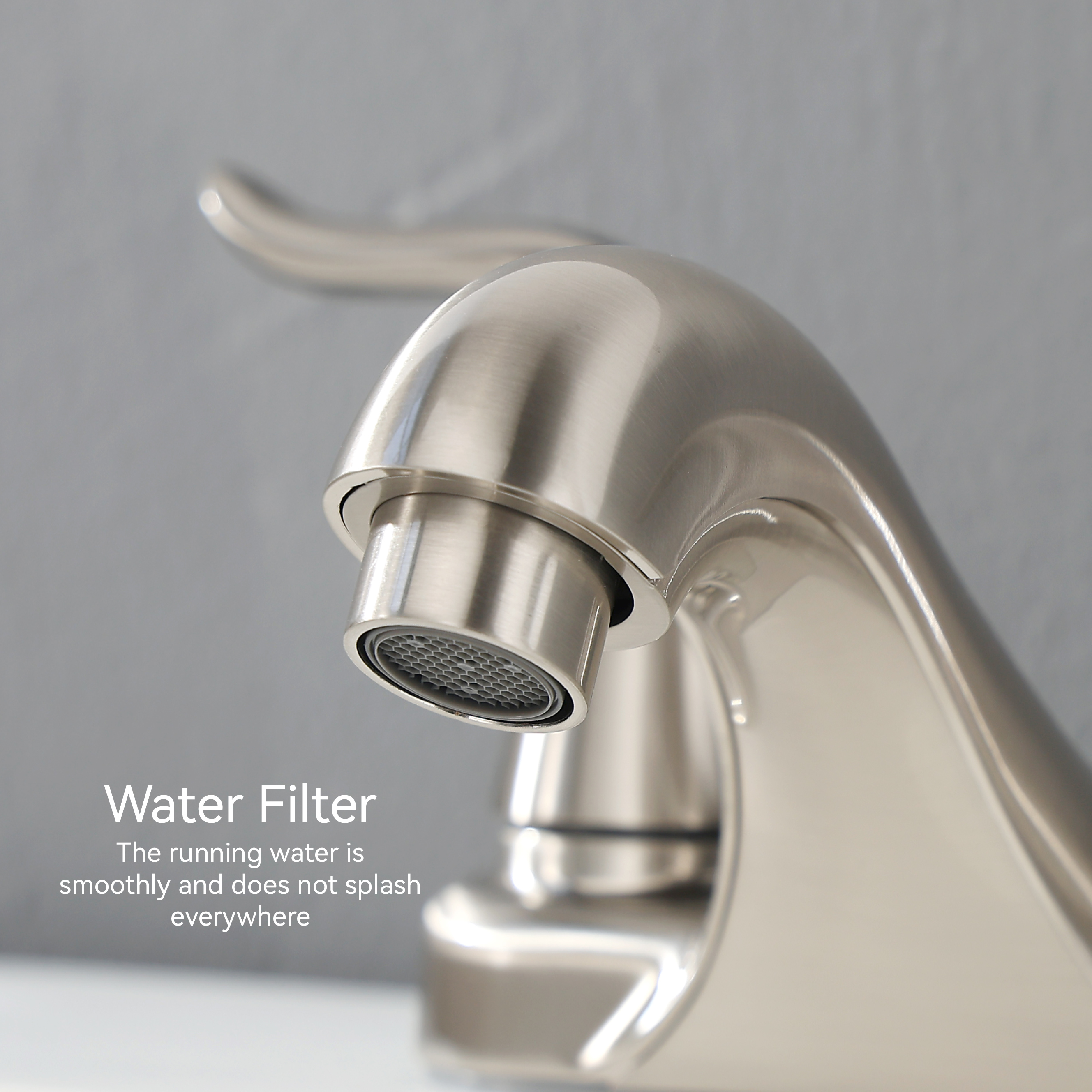 Two Handle Bathroom Banheiro Luxo Brass cromo de 4 polegadas Torneira Melhor Torneira 
