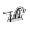 Sly Two Handle Centerset Bacia de Bacia de três buracos Baça de banheiro Tapete de água