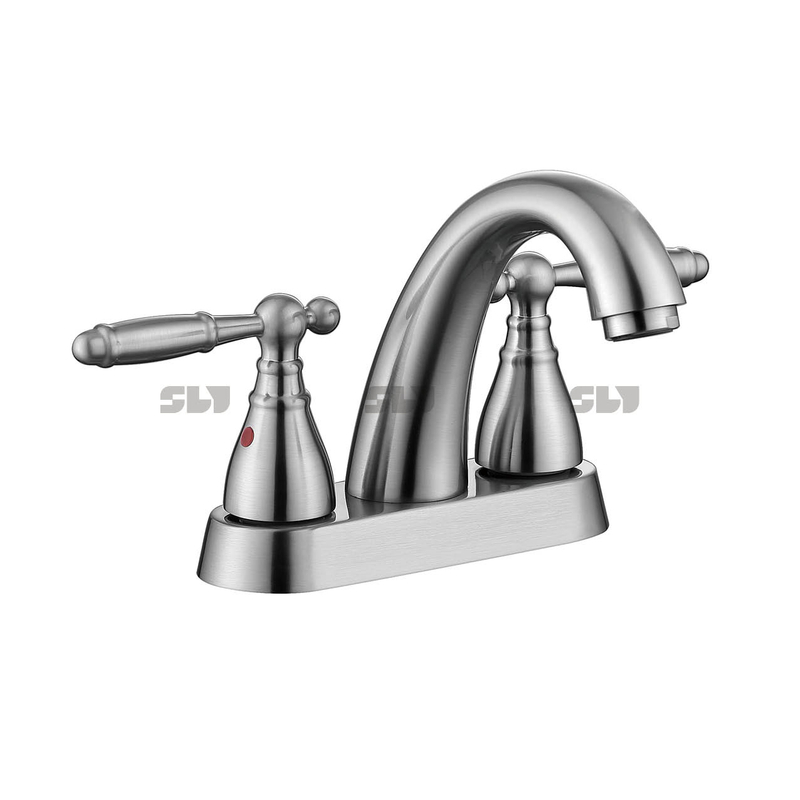 Sly Two Handle Centerset Bacia de Bacia de três buracos Baça de banheiro Tapete de água