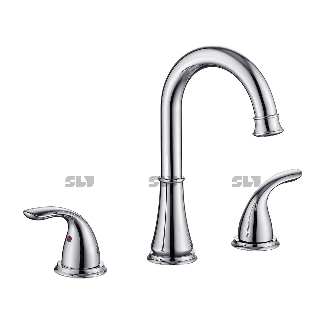 Samliyu de duas mãos High Arc Banheiro Torneira Cupc Torneira Torneira Montada de Óleo Montada
