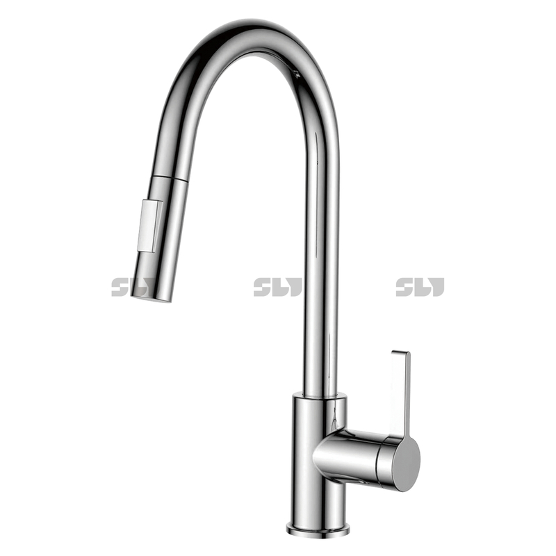SLY SS304 de 3 vias Pull multifuncional Torneira de cozinha única