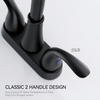 Sly Kaiping Factory por atacado Double Handle Wash Basin Torneira