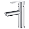 Sly Chrome Matte Bather Banheiro Pia de torneira montada Monta de zinco quadrado quadrado High Bacia Torneira