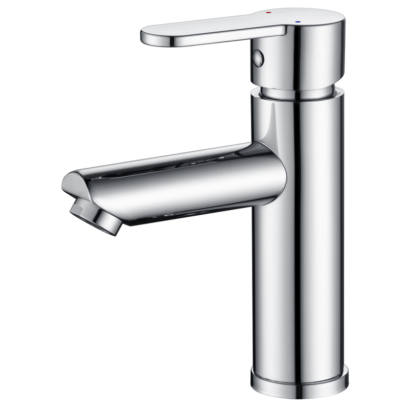 Sly Chrome Matte Bather Banheiro Pia de torneira montada Monta de zinco quadrado quadrado High Bacia Torneira