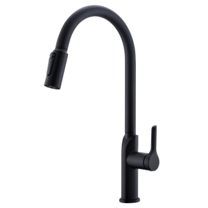 Sly Matte Black Pull Down Water Pia de cozinha Torneira de cozinha