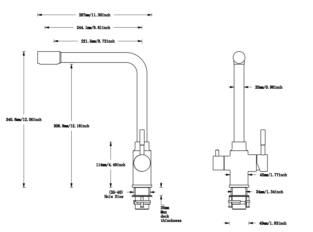 escovada de cozinha escovada