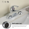 Samliyu Chrome Bathin Taucet Tap Mixer Hot Cold Basin Tap Tap Bath and Shower Brethroom