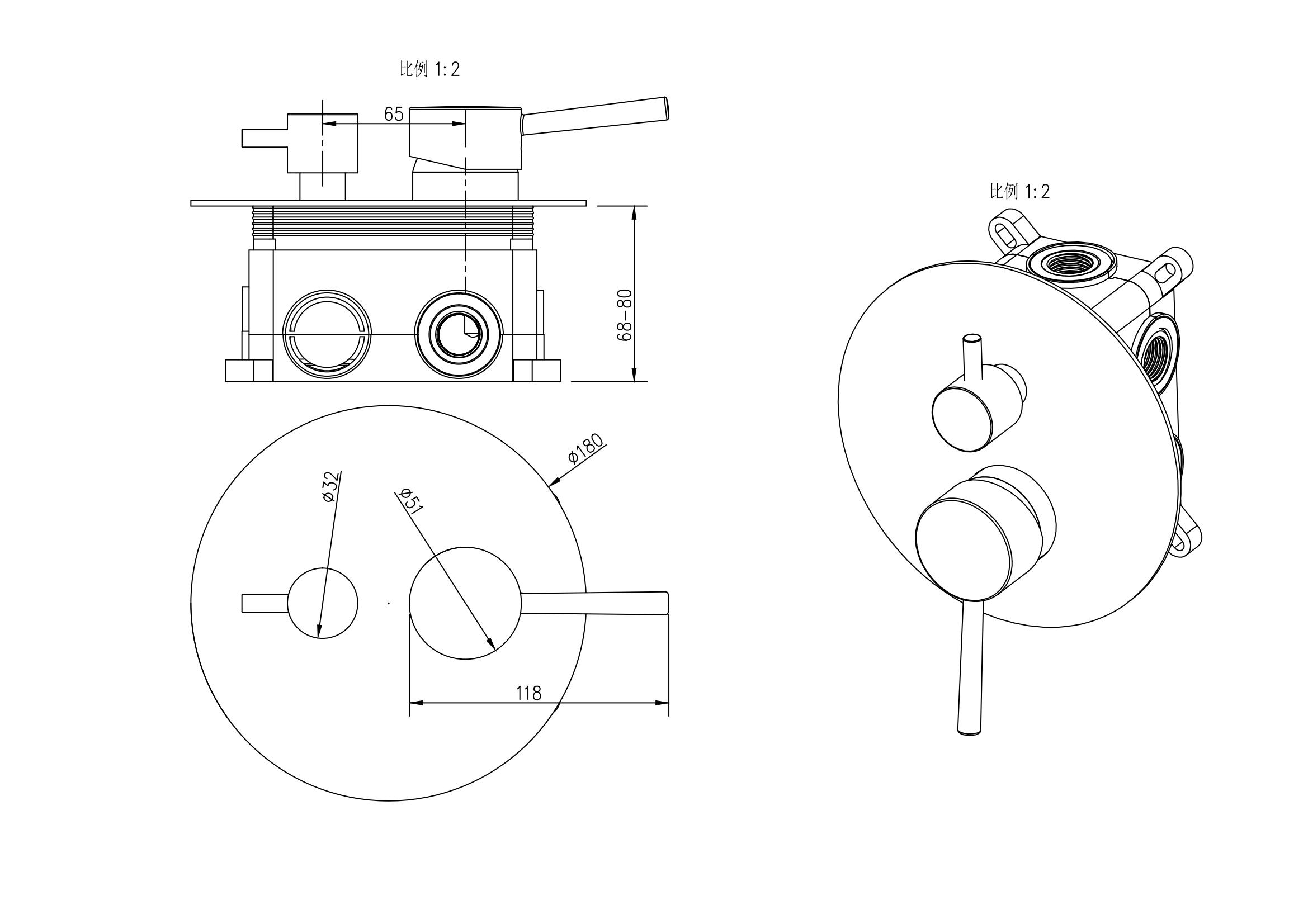de banheiro de montagem de parede 