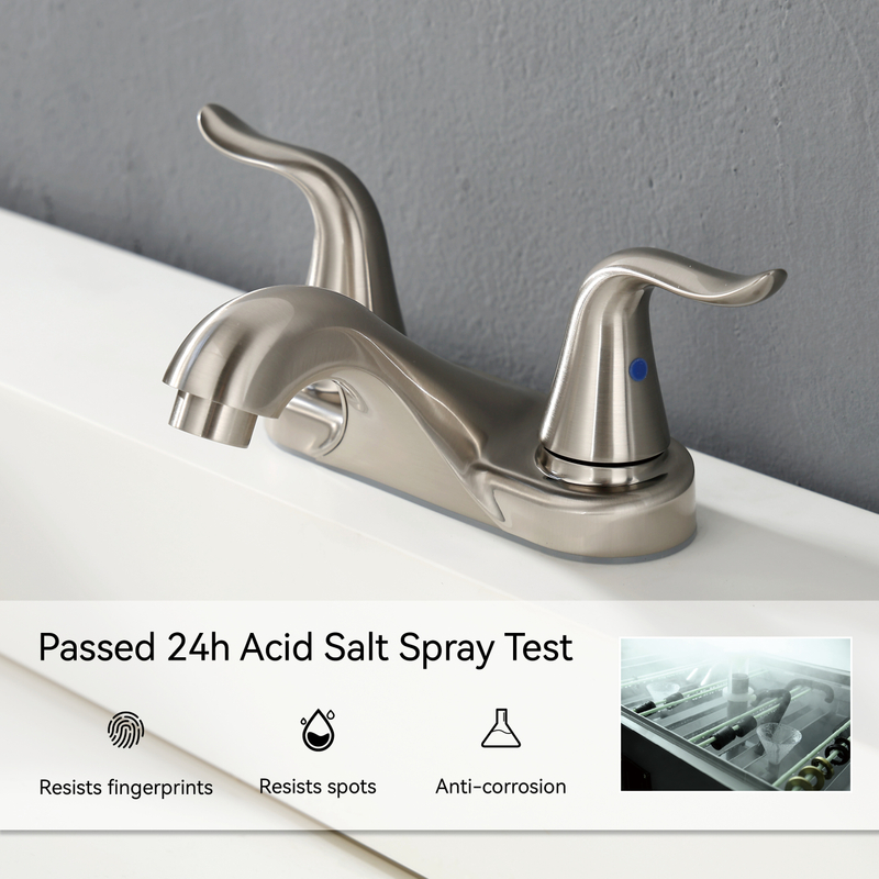 Two Handle Bathroom Banheiro Luxo Brass cromo de 4 polegadas Torneira Melhor Torneira 
