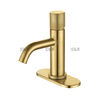Sly Kaiping Matte Black and Gold Single Handle Basin Torneiras