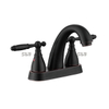 Sly Two Handle Centerset Bacia de Bacia de três buracos Baça de banheiro Tapete de água