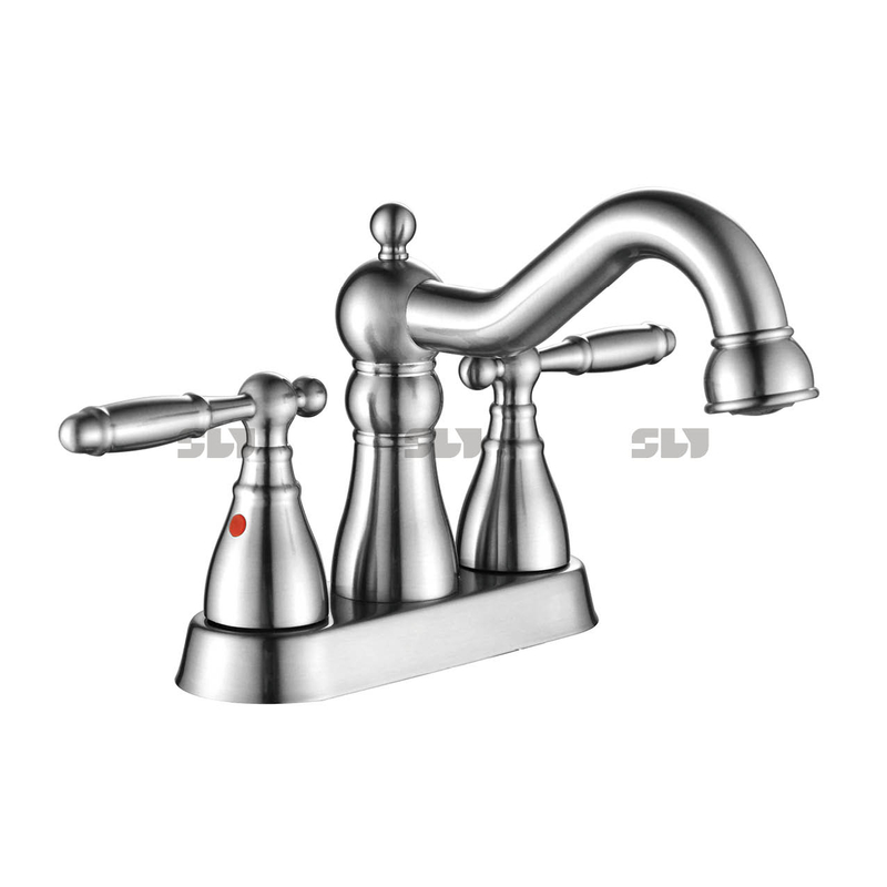 Sly moderno de luxo de luxo com torneira de torneira de bacia dupla 