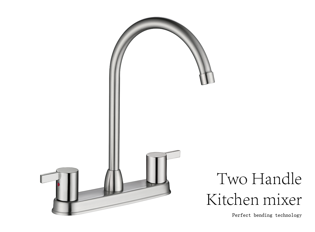 torneira de cozinha com duas al&ccedil;as