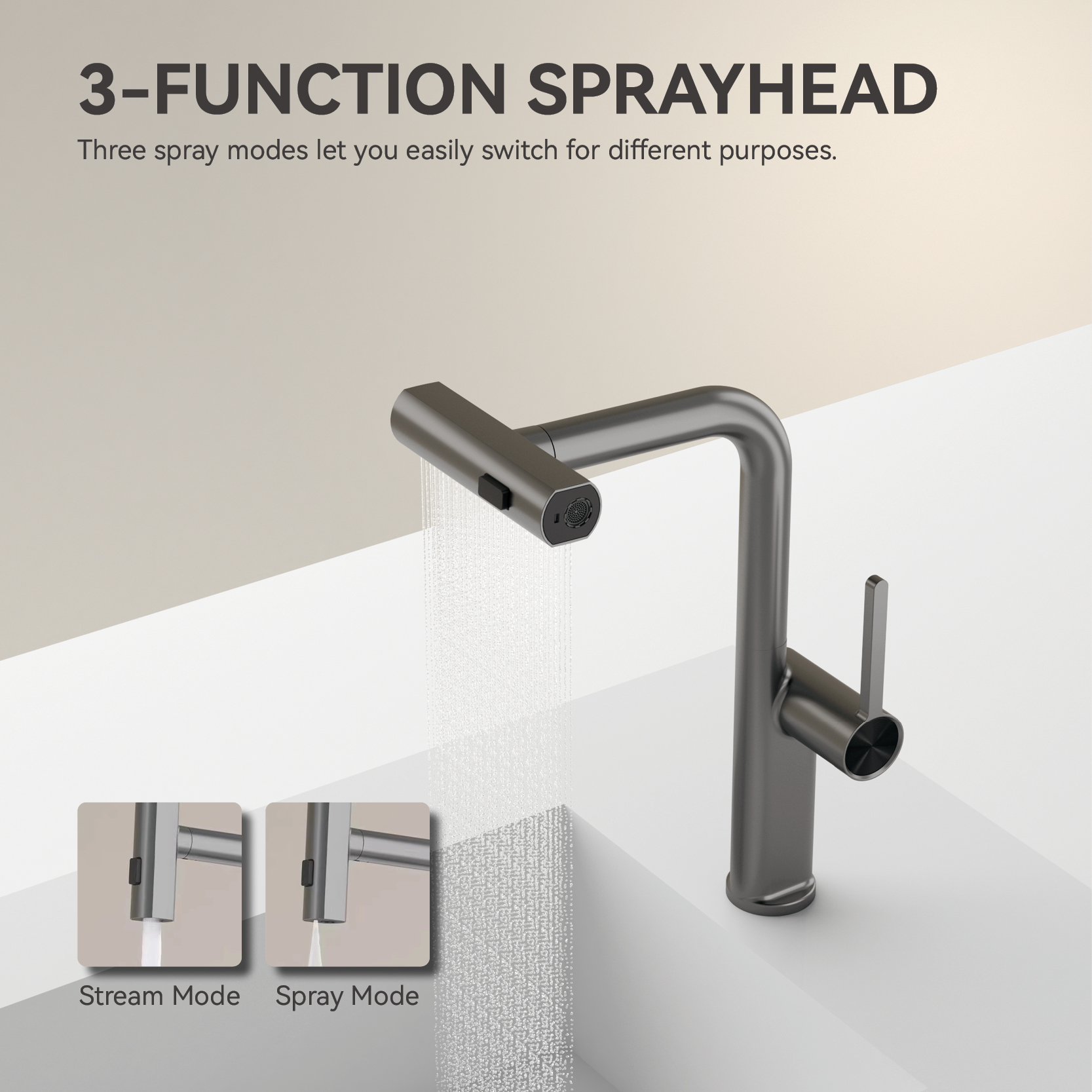 Torneira de cozinha moderna de água fria de Holy Holo