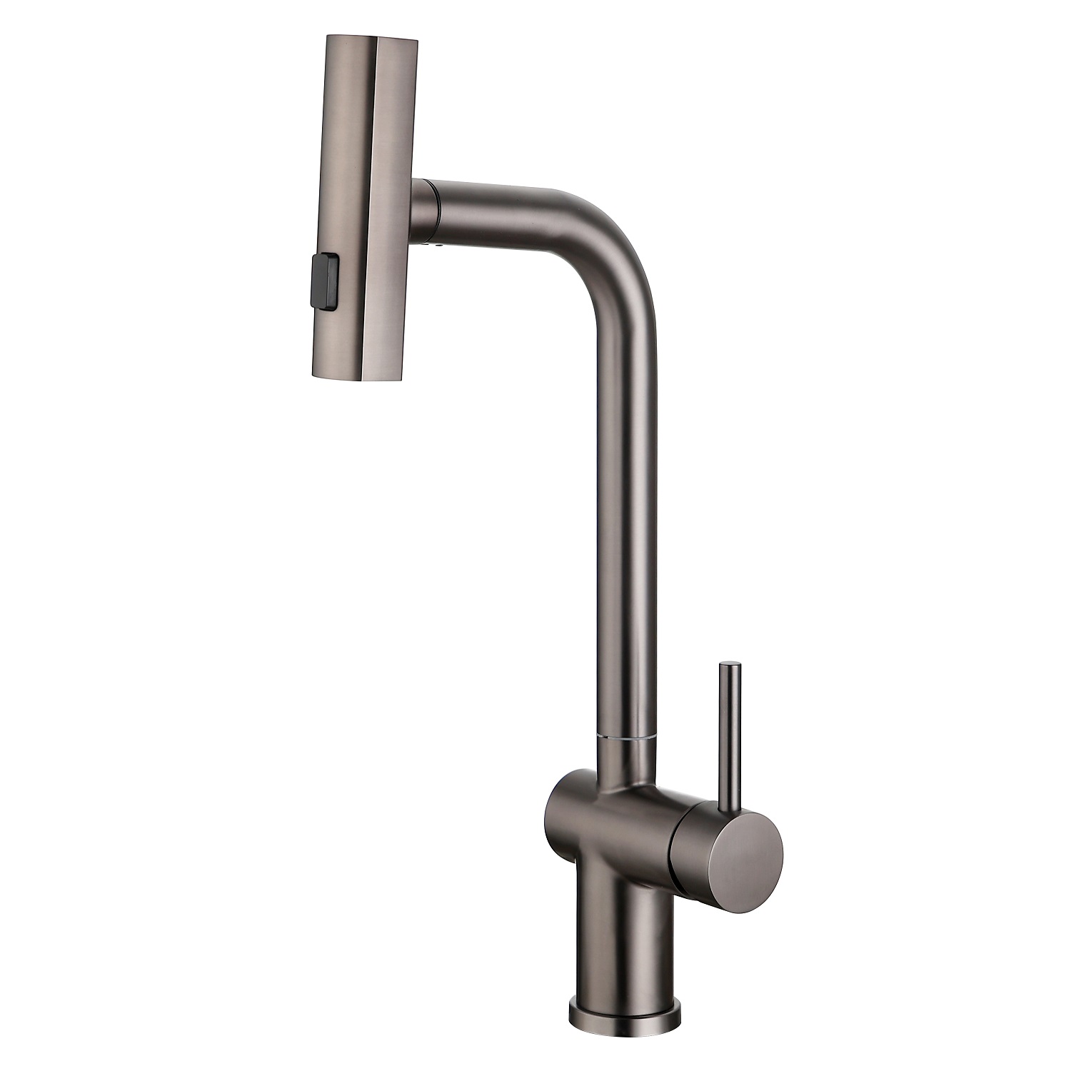 Torneira de água de níquel escovada astutiva Torneiras de cozinha modernas Torneiras de cozinha de pulverizador Torneiras de pia da cozinha