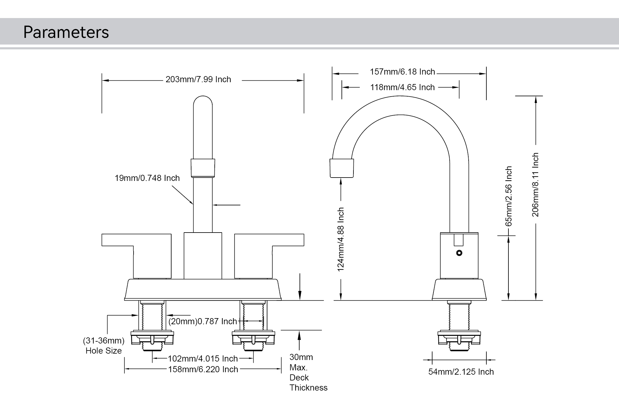 de banheiro de lat&atilde;o escovado