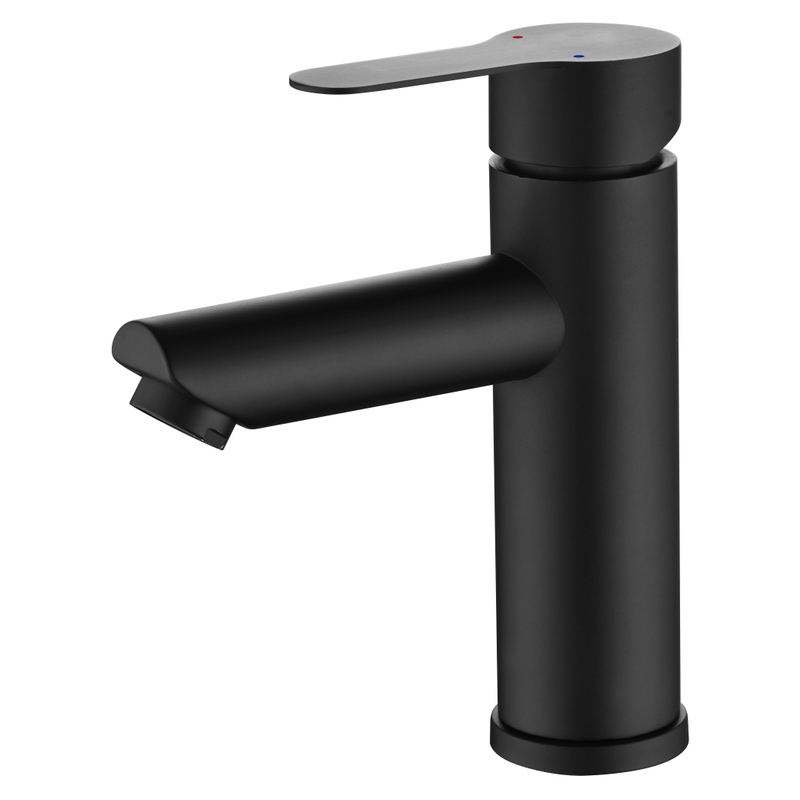 Sly Chrome Matte Bather Banheiro Pia de torneira montada Monta de zinco quadrado quadrado High Bacia Torneira