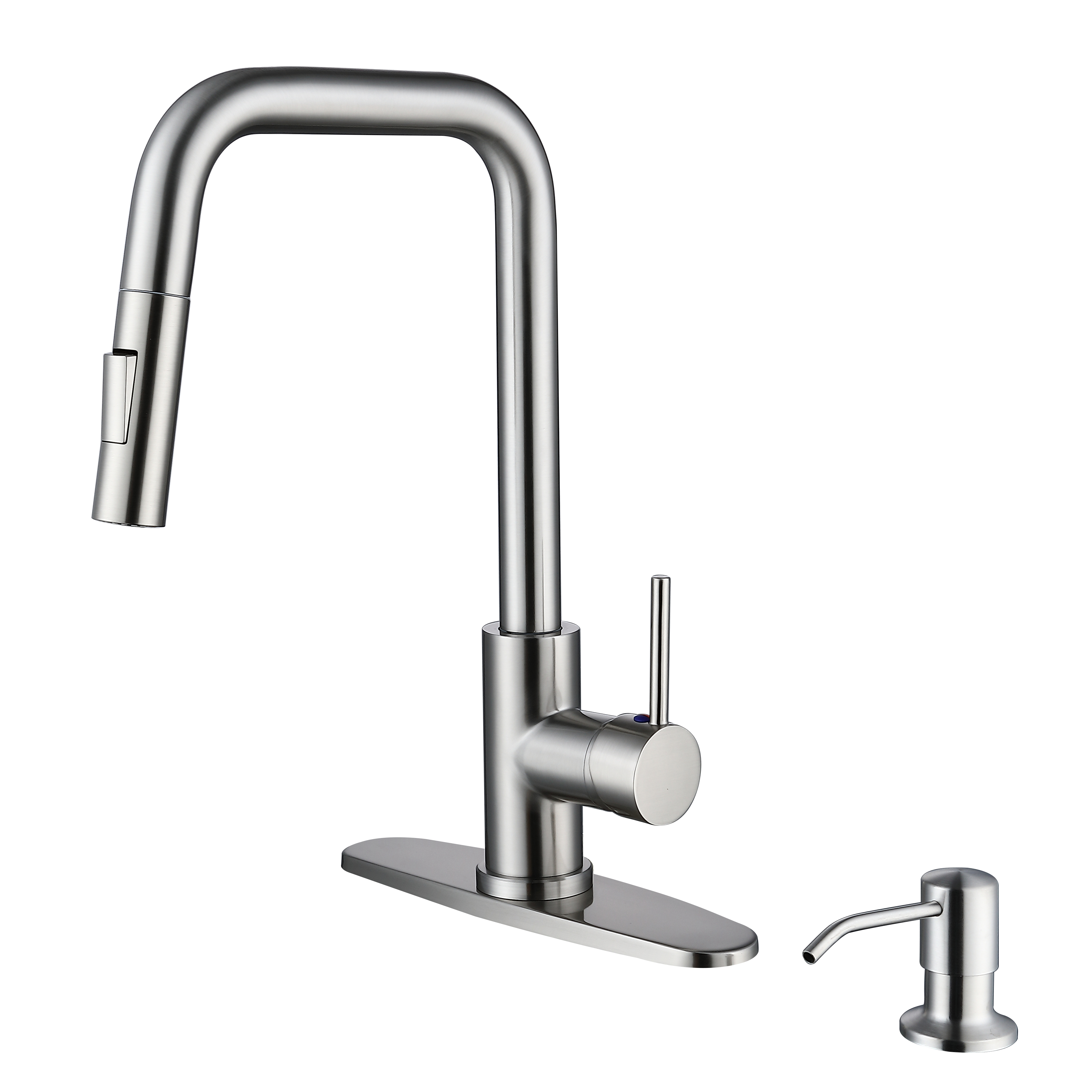 Aprezada House House House Housed and Cold Black Pull Pia da cozinha Torneira