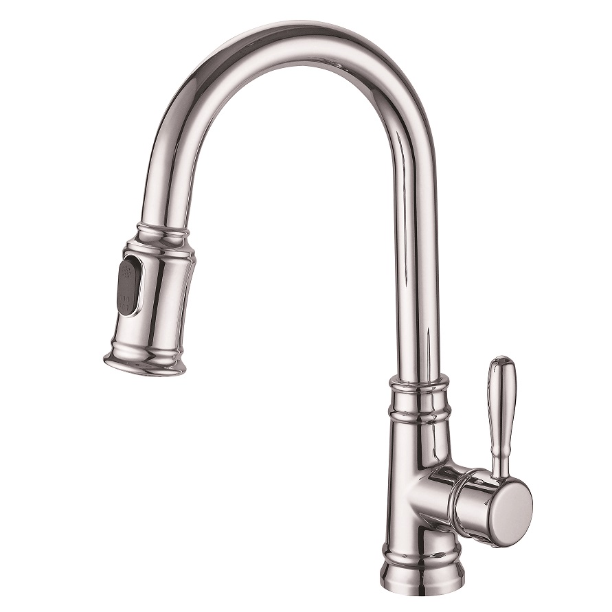 Sly Chrome de alta qualidade Design moderno Pulneador de pulverizador de cozinha torneira de torneira de torneira