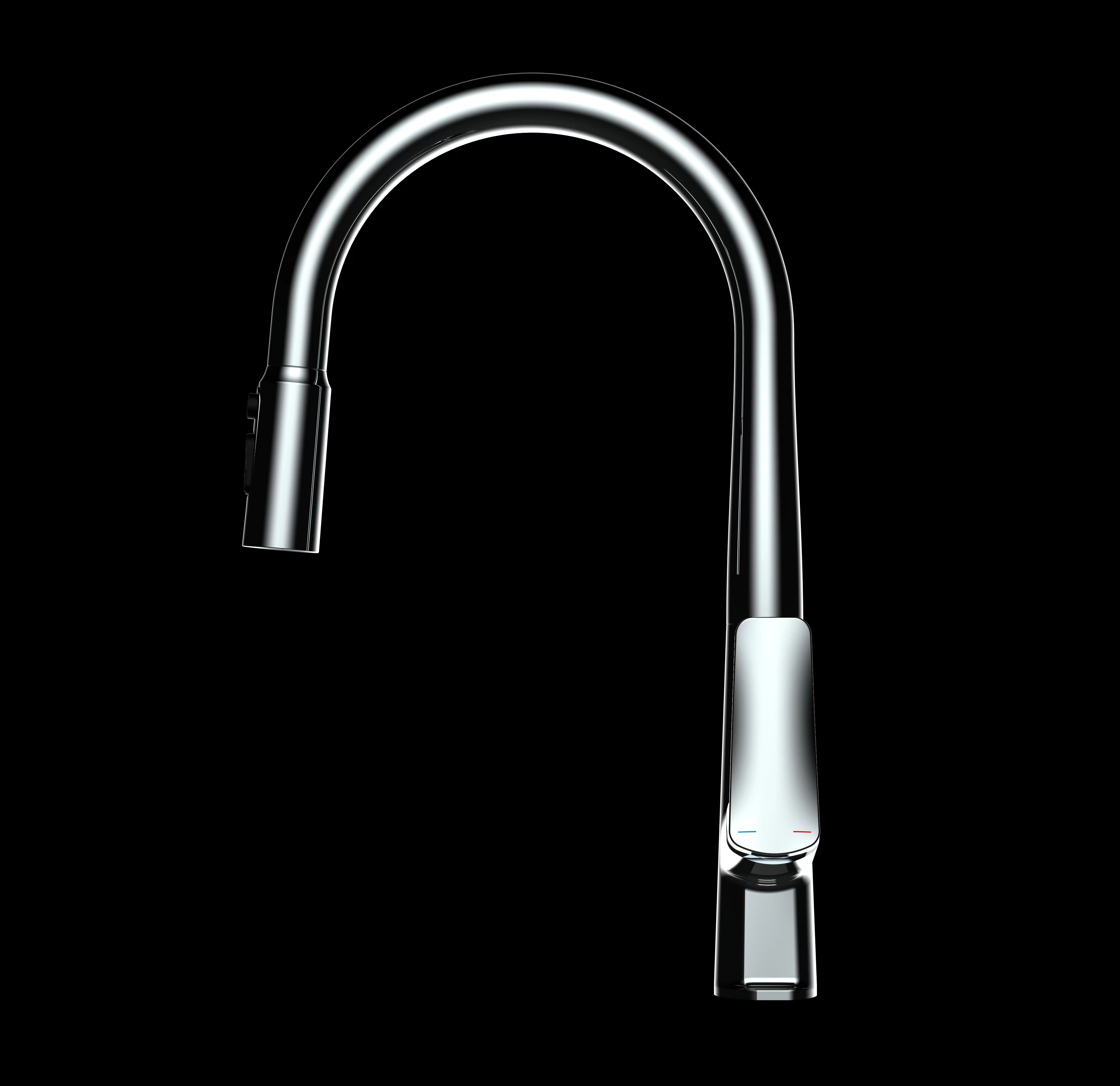 Sly fábrica por atacado Sprayer cromador Filetr pia Pull Fora do purificador de água da torneira de cozinha Torneira