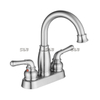 Sly Two Handle Centerset Wash Mixer Torneira Pia de banheiro Torneira lavatória 